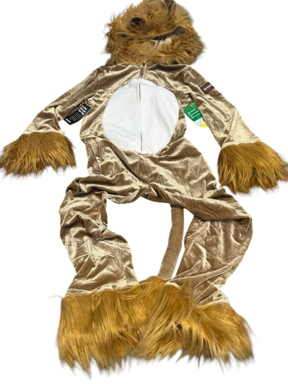 Tipsy Elves Lion Costume Kids‎ Medium Plush Zip Up Halloween Cosplay NWT